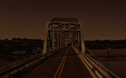 dark bridge w headlights