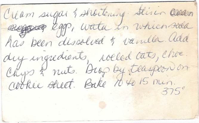 Chocolate Chip Oatmeal Cookies 02