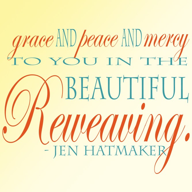Reweaving Jen Hatmaker