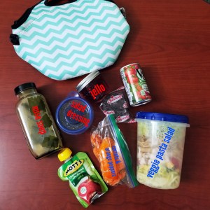 SK - healthy work lunch and snacks