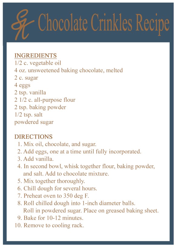chocolate crinkle recipe