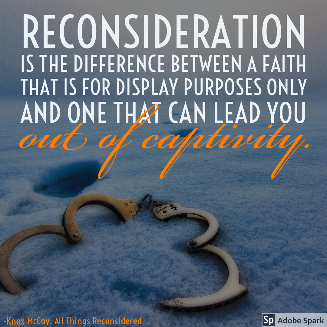 Reconsidering Book Review – All Things Reconsidered – I am Sandy Kay