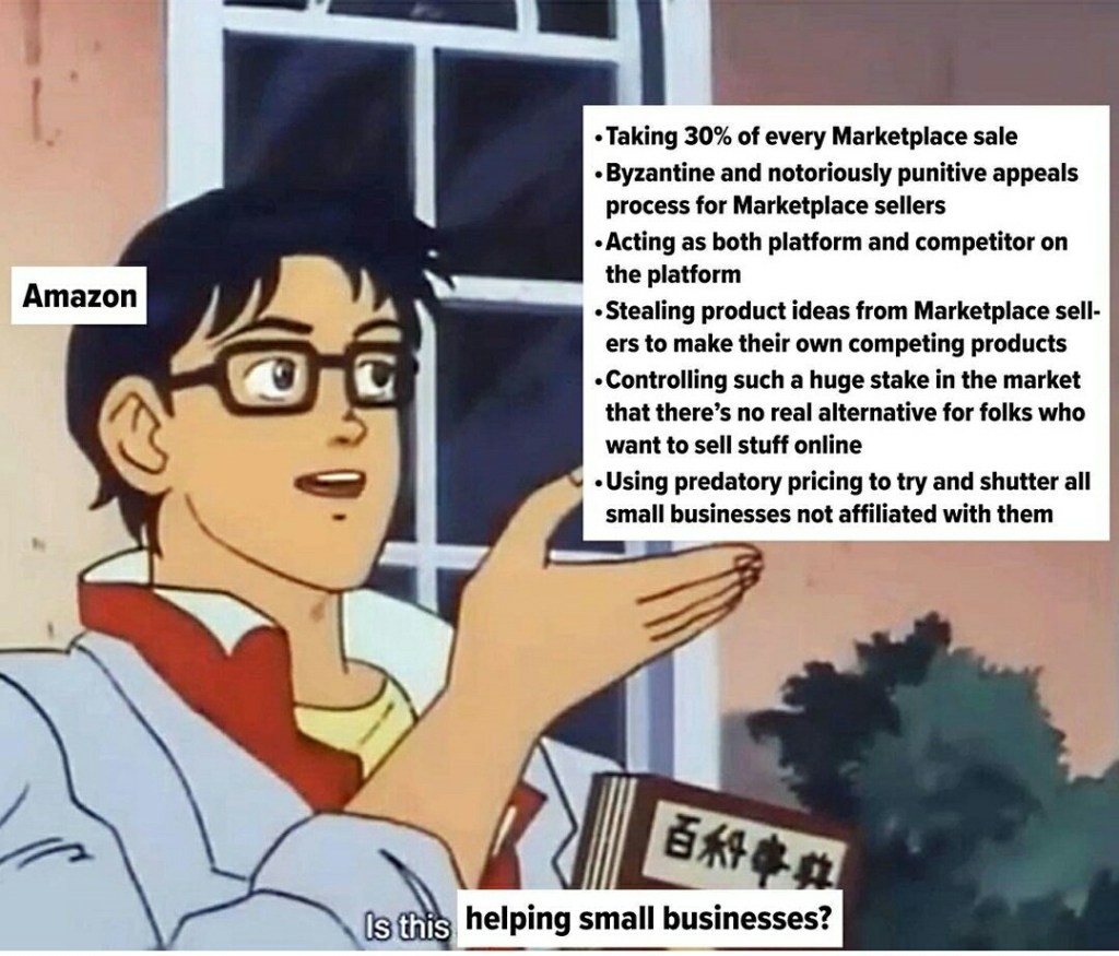 Raven Bookstore - Is this supporting small business? meme