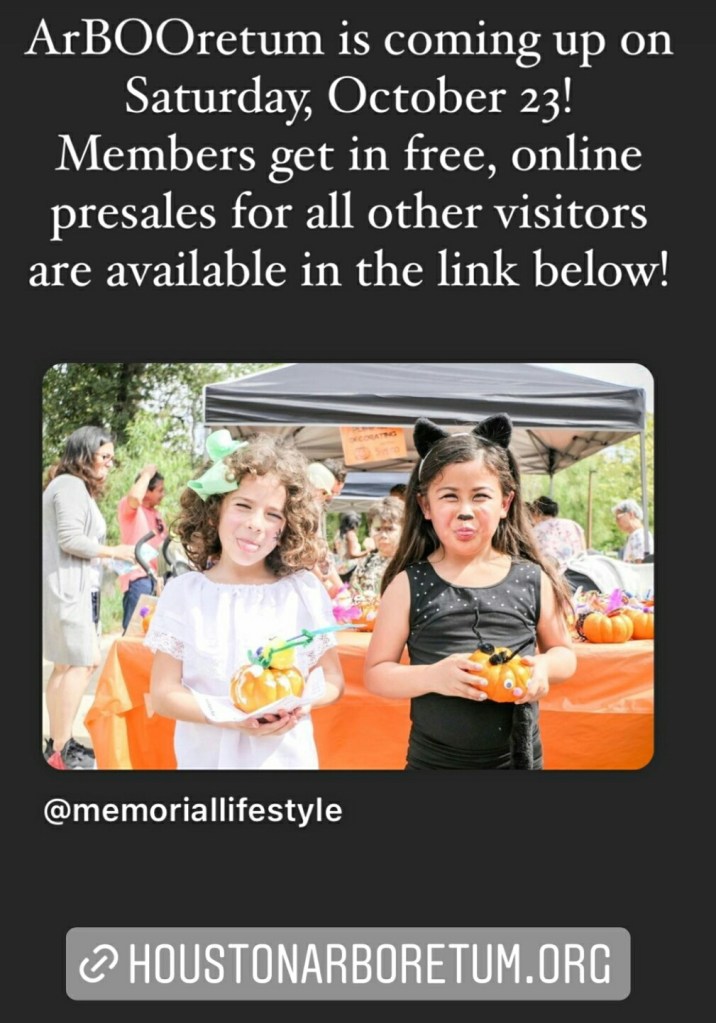 ArBOOretum at the Houston Arboretum