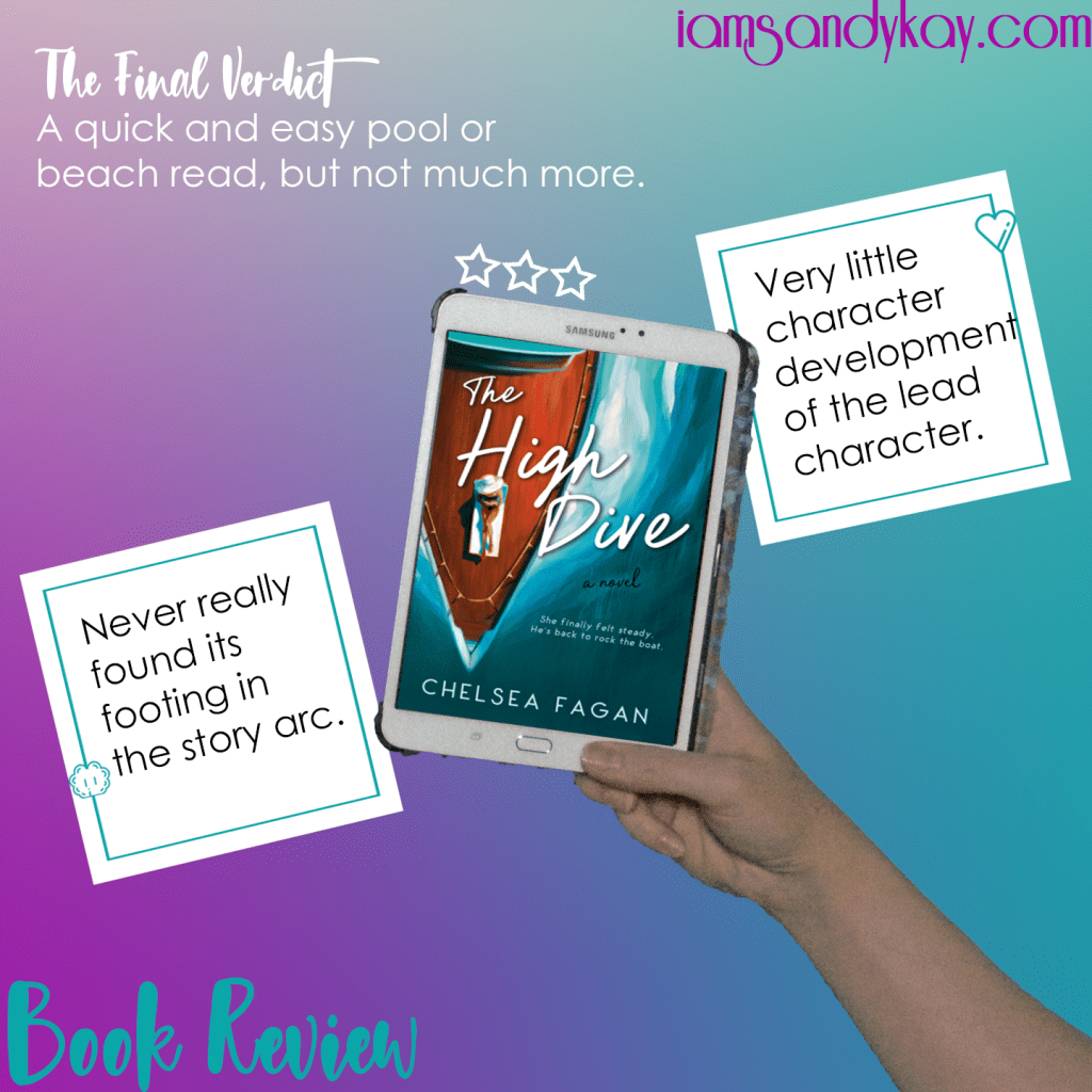 The High Dive by Chelsea Fagan Book review graphic