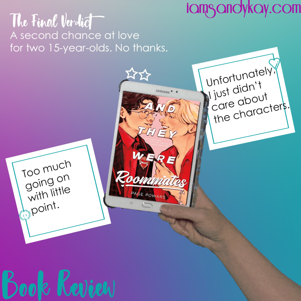 And They Were Roommates by Page Powars Book Review Graphic