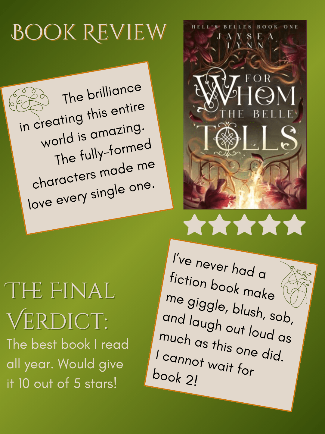 Book Review – For Whom the Belle&nbsp;Tolls